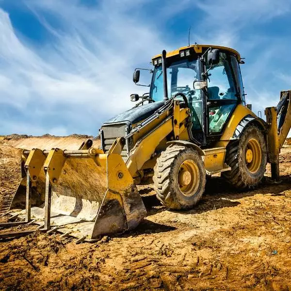 Diggers at Work! - Children's Puzzle, 3 Puzzles x 49 Pieces