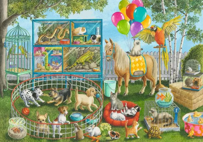Pet Fair Fun - Children's Puzzle, 35 Pieces