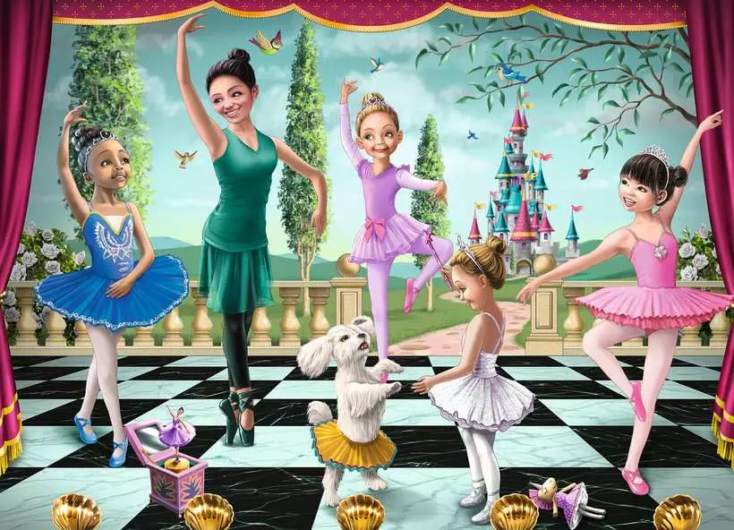 Ballet Rehearsal - Children's Puzzle, 60 Pieces
