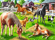 Happy Horses - Children's Puzzle, 60 Pieces