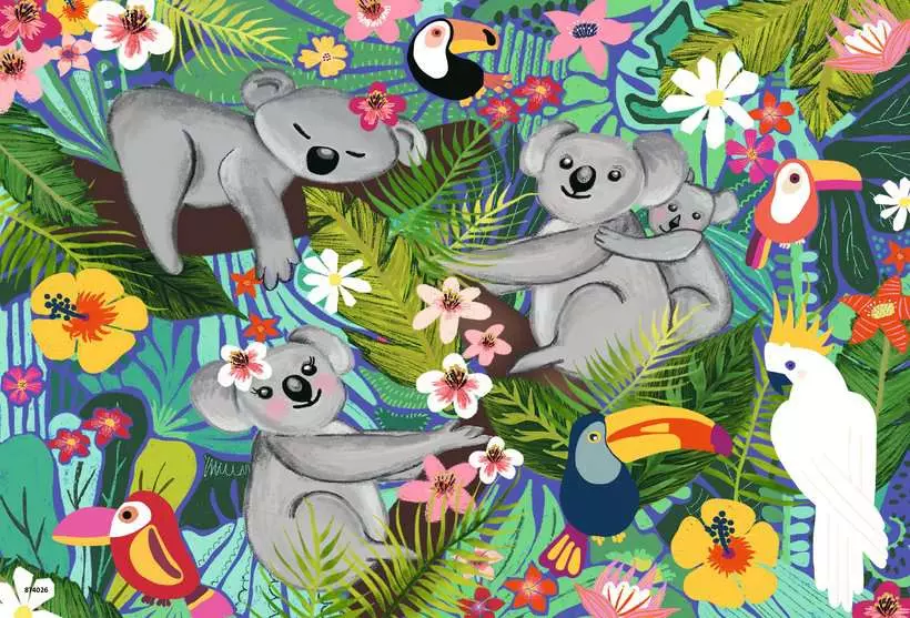 Koalas & Sloths - Children's Puzzle, 2 Puzzles x 24 Pieces