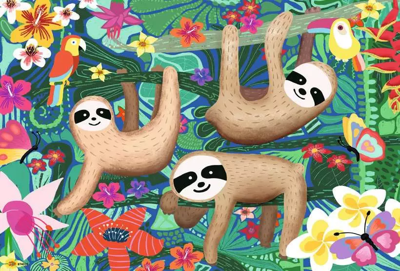 Koalas & Sloths - Children's Puzzle, 2 Puzzles x 24 Pieces