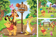Disney Winnie the Pooh: Sports Day - Children's Puzzle, 3 Puzzles x 49 Pieces