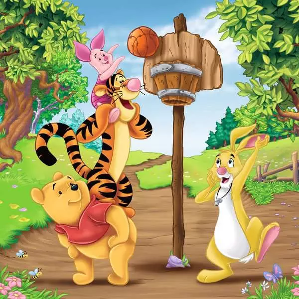 Disney Winnie the Pooh: Sports Day - Children's Puzzle, 3 Puzzles x 49 Pieces