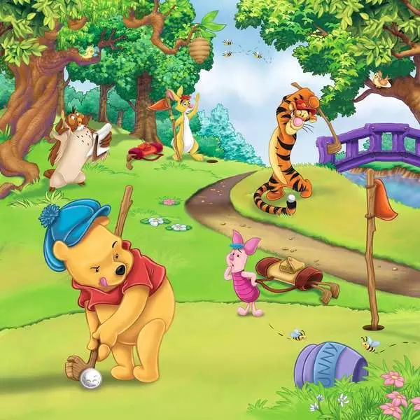 Disney Winnie the Pooh: Sports Day - Children's Puzzle, 3 Puzzles x 49 Pieces