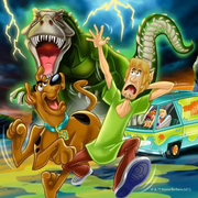Scooby Doo: 3 Night Fright - Children's Puzzle, 3 Puzzles x 49 Pieces
