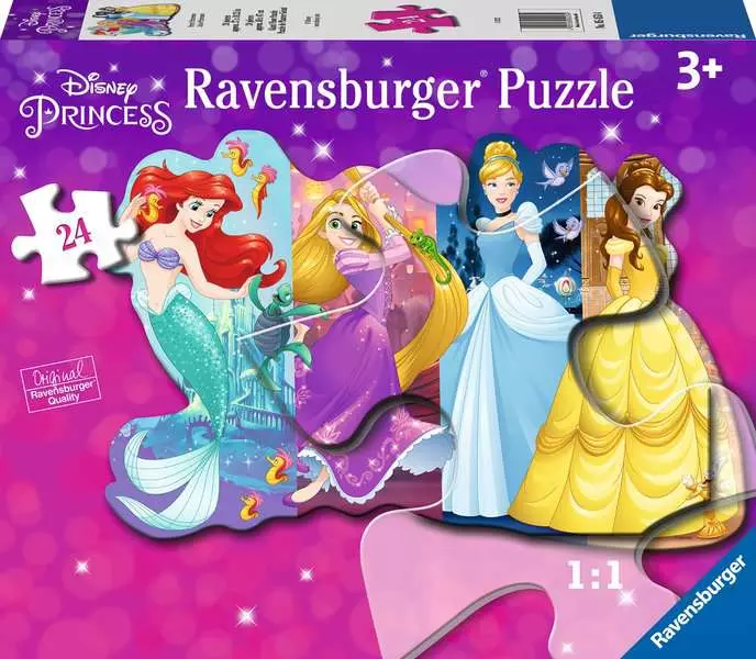Disney Pretty Princesses - Giant Floor Puzzle, 24 Pieces
