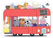 Peppa Pig: London Bus - Shaped Giant Floor Puzzle, 24 Pieces