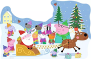 Peppa Pig: Christmas - Giant Floor Puzzle with Peppa Door Hanger, 32 Pieces