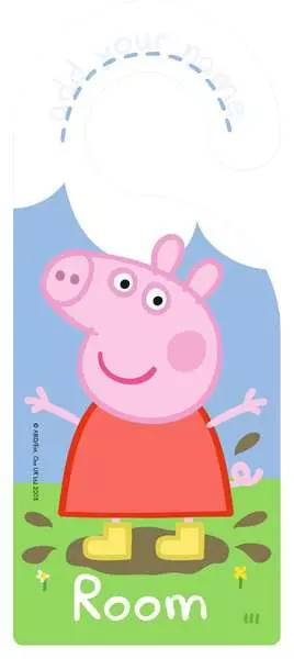 Peppa Pig: Christmas - Giant Floor Puzzle with Peppa Door Hanger, 32 Pieces