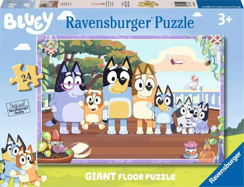Bluey - Giant Floor Puzzle, 24 Pieces