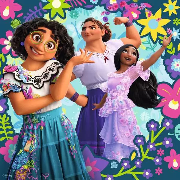 Disney Encanto: The Magic Awaits - Children's Puzzle, 3 Puzzles x 49 Pieces