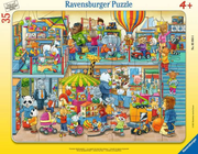 Animal Toy Store - Frame Puzzle, 35 Pieces