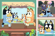 Bluey's Adventures! - Children's Puzzle, 3 Puzzles x 49 Pieces