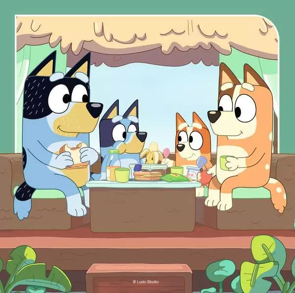 Bluey's Adventures! - Children's Puzzle, 3 Puzzles x 49 Pieces