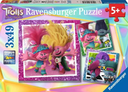 Trolls: Can’t Stop the Pop - Children's Puzzle, 3 Puzzles x 49 Pieces