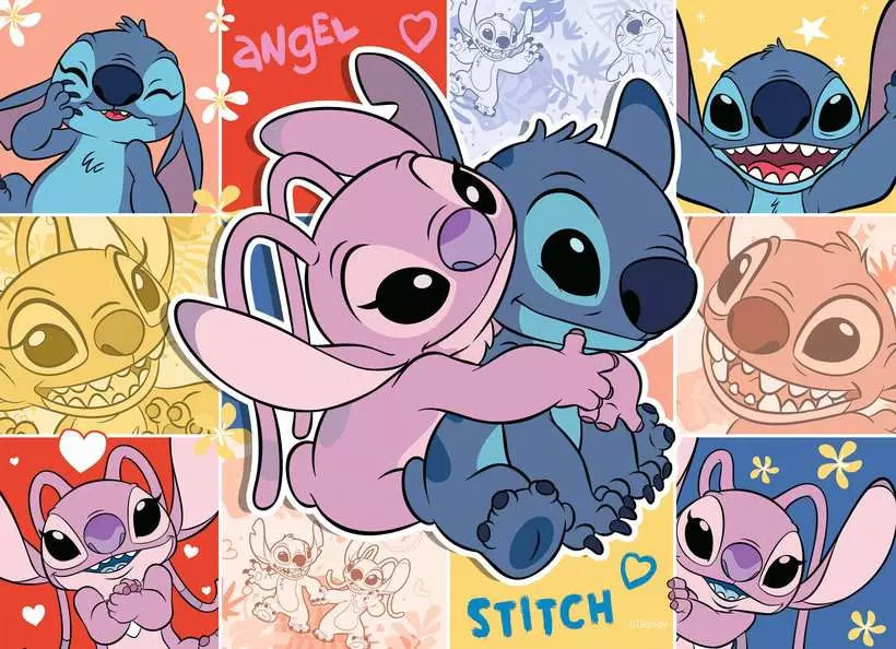 Disney Stitch - Bumper Puzzle Pack, 4 Puzzles x 100 Pieces