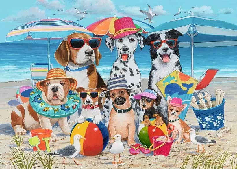 Beach Buddies - Children's Puzzle, 35 Pieces