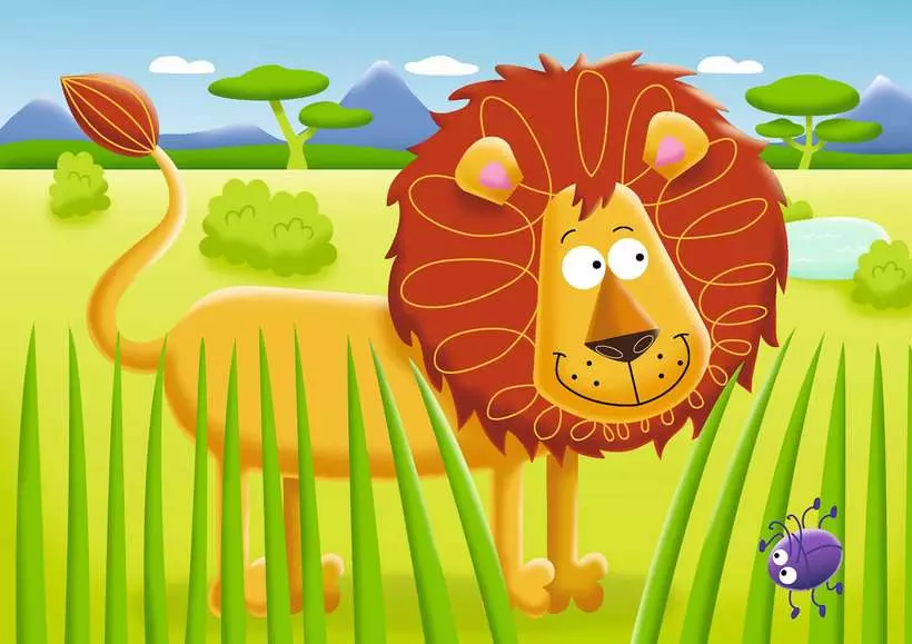 MFP: On Safari (2, 3, 4 & 5 Pieces) - 4 Jigsaw Puzzles - Children's Puzzle