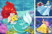 Disney Princess: Adventure - Children's Puzzle, 3 Puzzles x 49 Pieces