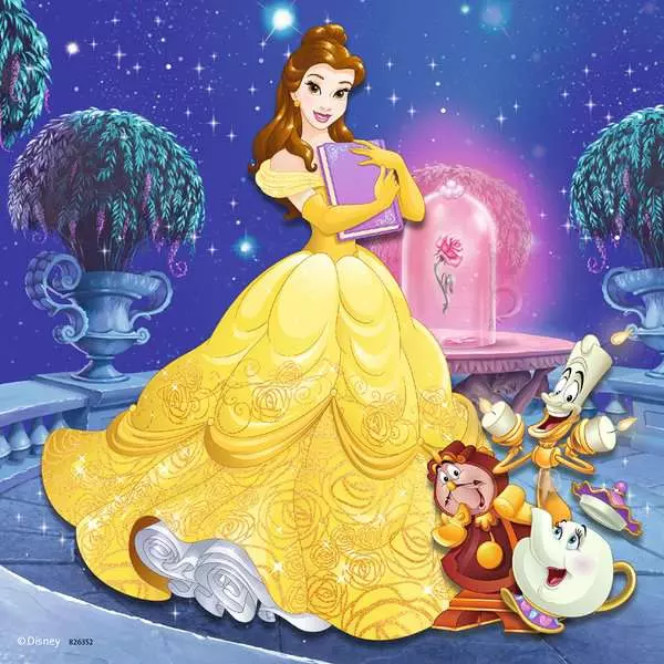 Disney Princess: Adventure - Children's Puzzle, 3 Puzzles x 49 Pieces