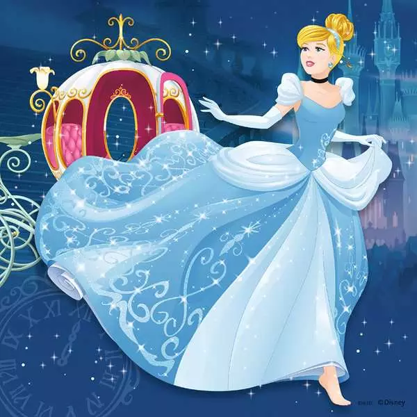 Disney Princess: Adventure - Children's Puzzle, 3 Puzzles x 49 Pieces