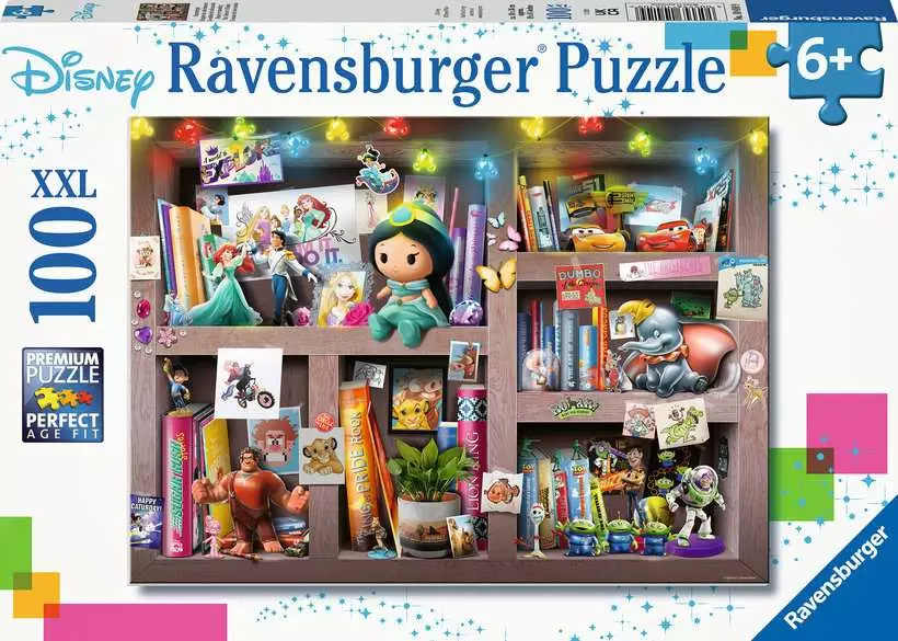 Disney Multi-Character - Children's Puzzle, 100 Pieces (XXL)