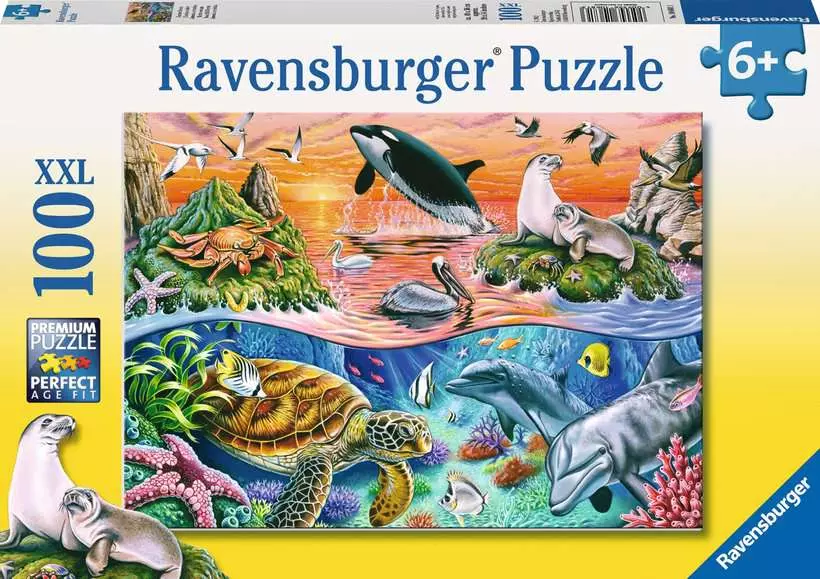 Beautiful Ocean - Children's Puzzle, 100 Pieces (XXL)