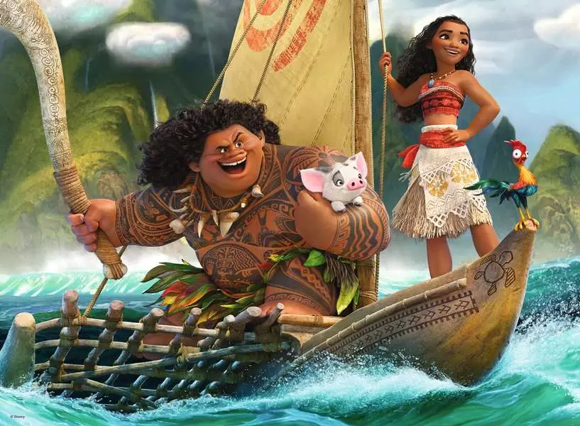 Disney Moana: One Ocean, One Heart - Children's Puzzle, 100 Pieces (XXL)