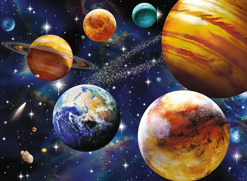 Space - Children's Puzzle, 100 Pieces (XXL)