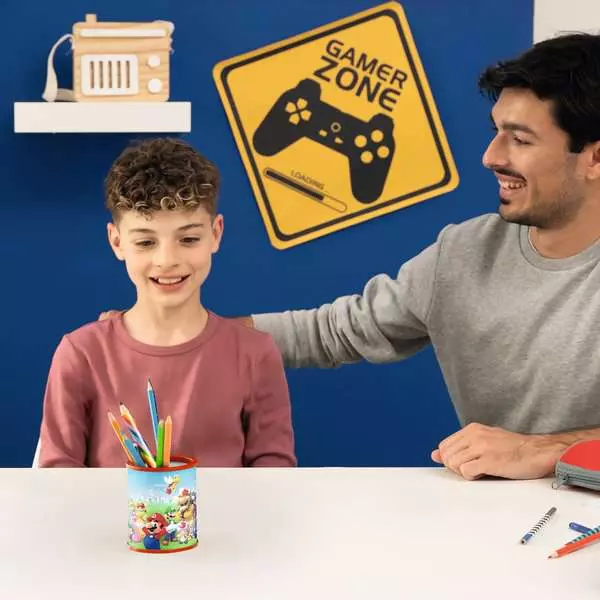 Nintendo Super Mario: Pencil Cup - 3D Puzzle, 54 Pieces