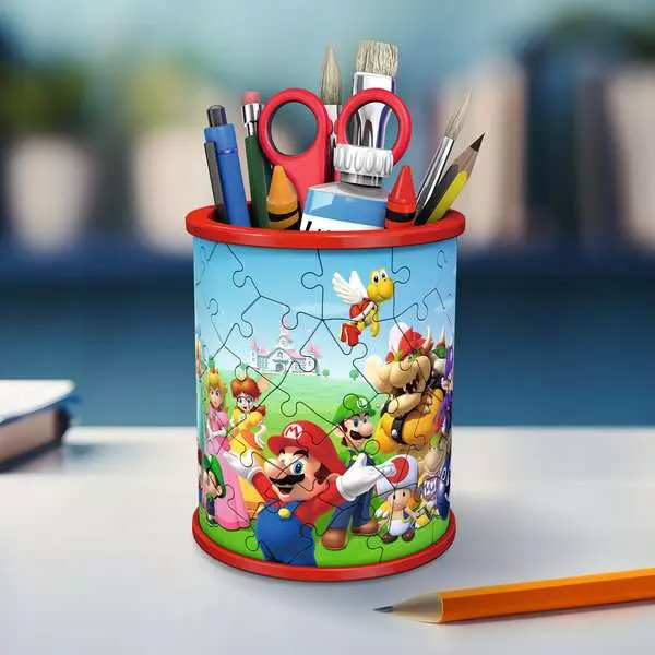 Nintendo Super Mario: Pencil Cup - 3D Puzzle, 54 Pieces
