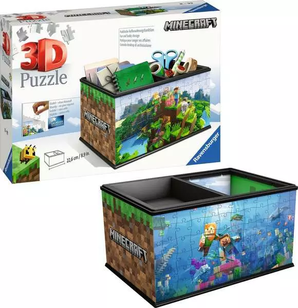 Minecraft: Storage Box - 3D Puzzle, 216 Pieces