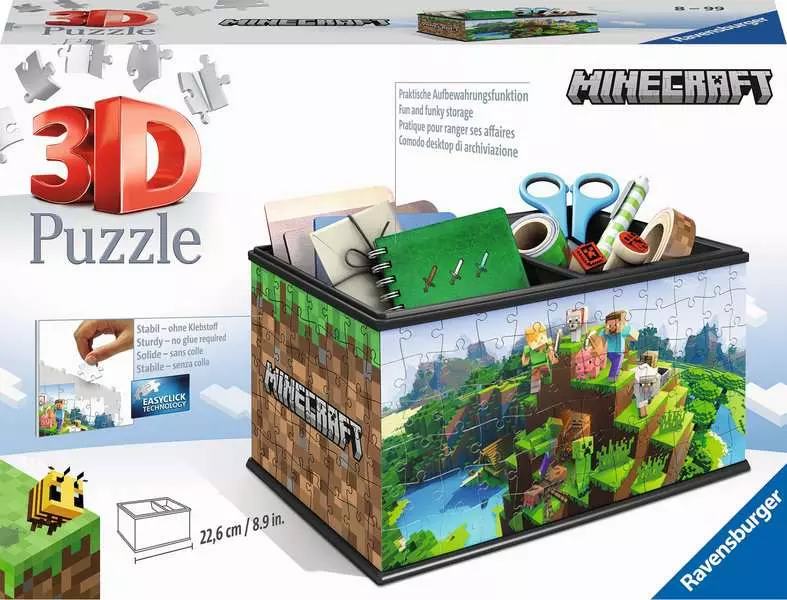 Minecraft: Storage Box - 3D Puzzle, 216 Pieces