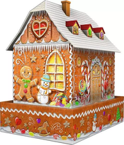 Gingerbread House with Light: Night Edition - 3D Puzzle, 216 Pieces