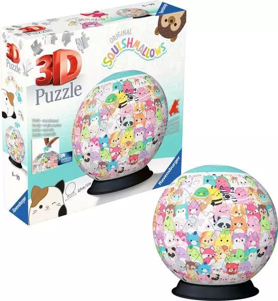 Squishmallows  - 3D Puzzle, 72 Pieces