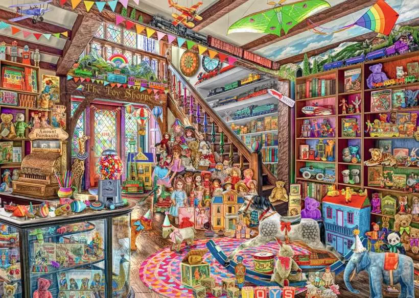 The Fantasy Toy Shop - Standard Adult Puzzle, 1000 Pieces