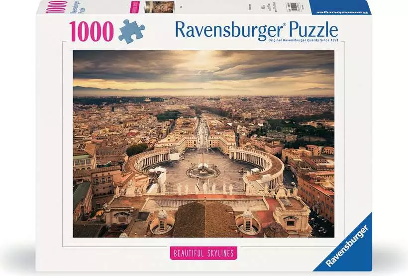 Beautiful Skylines: Rome - Puzzle Highlights, 1000 Pieces