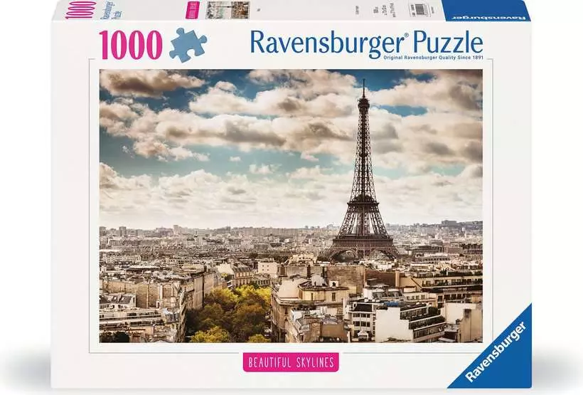 Beautiful Skylines: Paris - Puzzle Highlights, 1000 Pieces
