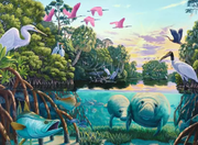 Manatee Moments - Standard Adult Puzzle, 500 Pieces