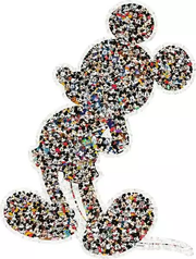 Disney Mickey: Shaped Mickey Mouse - Standard Adult Puzzle, 940 Pieces