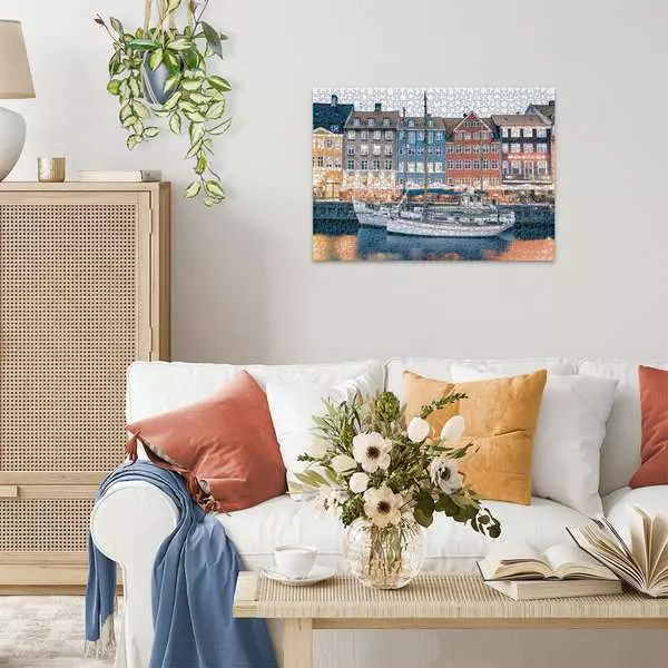 Scandinavian Places: Copenhagen, Denmark - Standard Adult Puzzle, 1000 Pieces