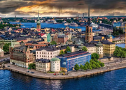 Scandinavian Places: Stockholm, Sweden - Standard Adult Puzzle, 1000 Pieces