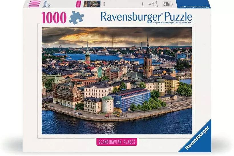 Scandinavian Places: Stockholm, Sweden - Standard Adult Puzzle, 1000 Pieces