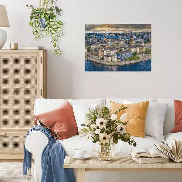Scandinavian Places: Stockholm, Sweden - Standard Adult Puzzle, 1000 Pieces
