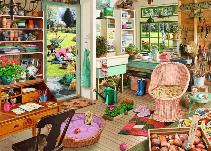 The Garden Shed - My Haven, 1000 Pieces
