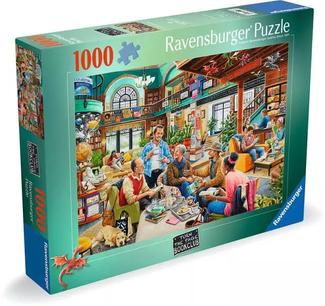 "Turn the Page" Bookclub - Standard Adult Puzzle, 1000 Pieces