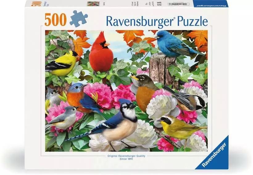 Garden Birds - Standard Adult Puzzle, 500 Pieces