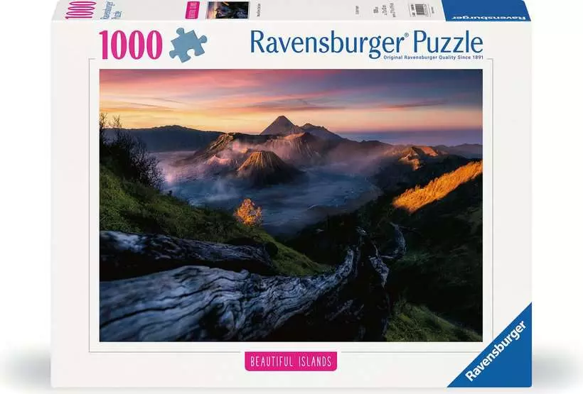 Beautiful Islands: Mount Bromo - Puzzle Highlights, 1000 Pieces