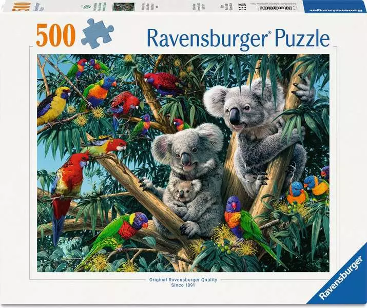 Koalas in a Tree - Standard Adult Puzzle, 500 Pieces